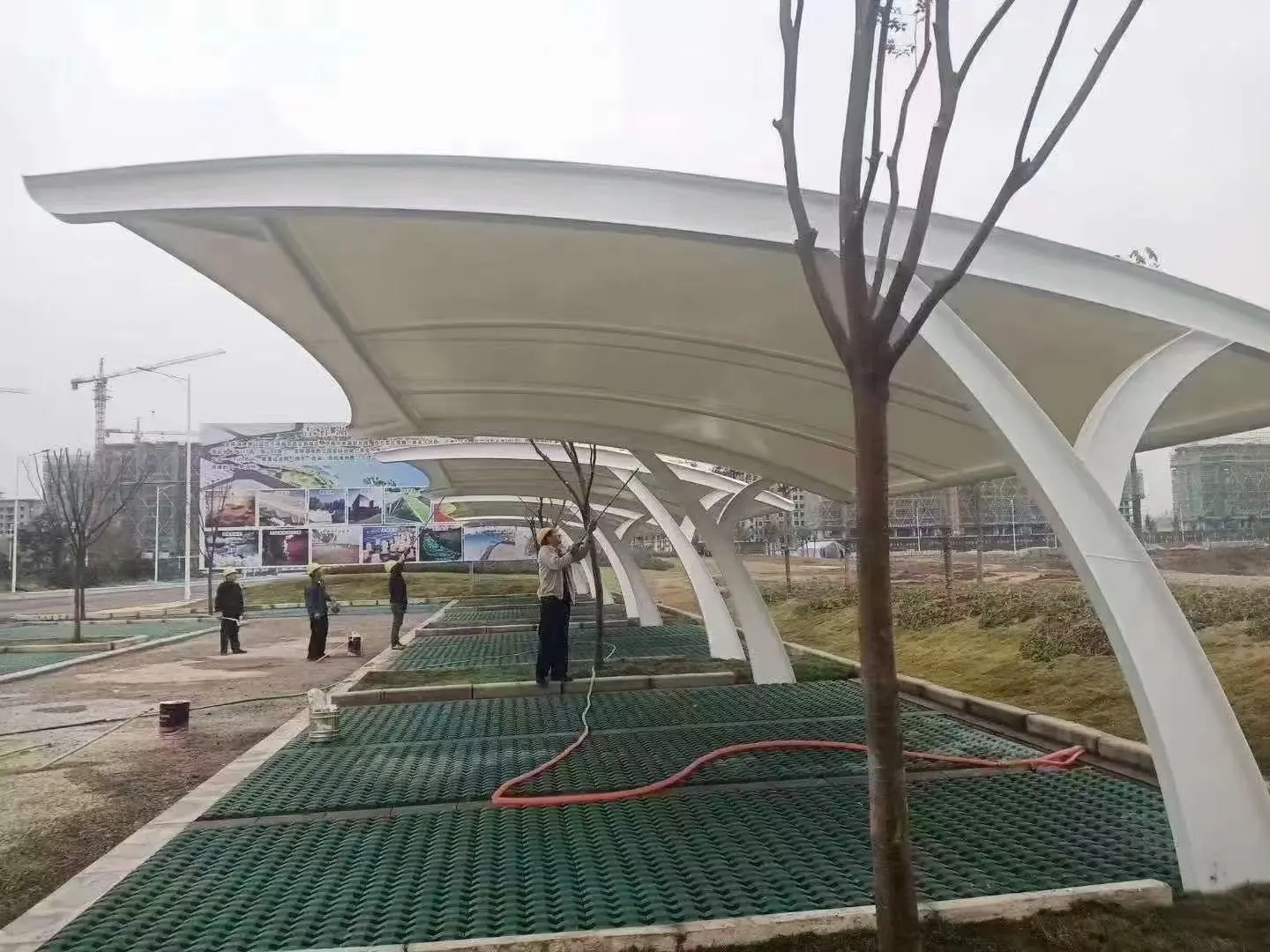 贵州遵义膜结构车棚采购避坑指南：本地气候不同，别拿低价当性价比